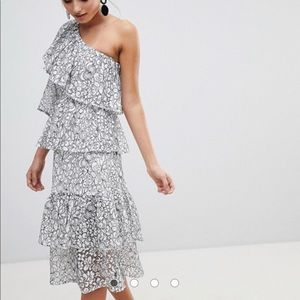 Missguided one shoulder dress SMALL (2/4)